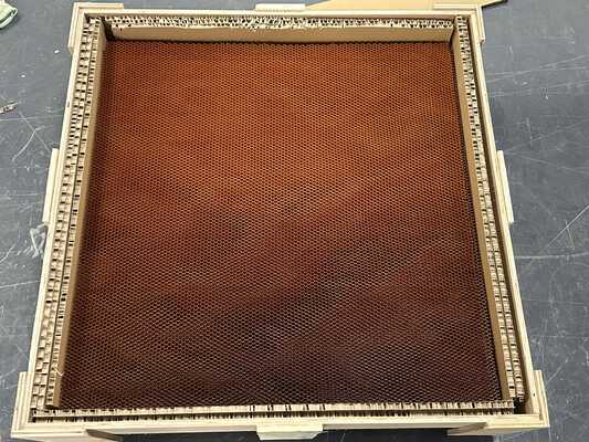 Density 56 Flexible Aramid Honeycomb Core With Plum Blossom Cell Size For Aviation