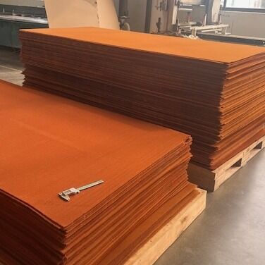 Isolamento acustico di grado aeronautico Aramid Honeycomb Core 4x8' Per il trasporto ferroviario