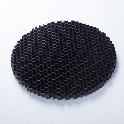 Lunghezza laterale di alluminio nera rotonda di Honey Comb Louver 2mm
