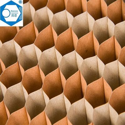 qualità  Fire Resistant Paper Honeycomb Core 900x2400mm For Furniture And Door Filling Fabbrica