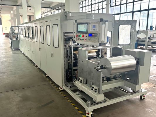 Macchina di incollaggio per impilare completamente automatica completamente chiusa utilizzata per il nucleo di favo d'api ALU