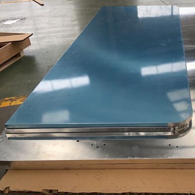 PVDF rivestito pannello sandwich in alumini personalizzabile per auto a tenda superiore